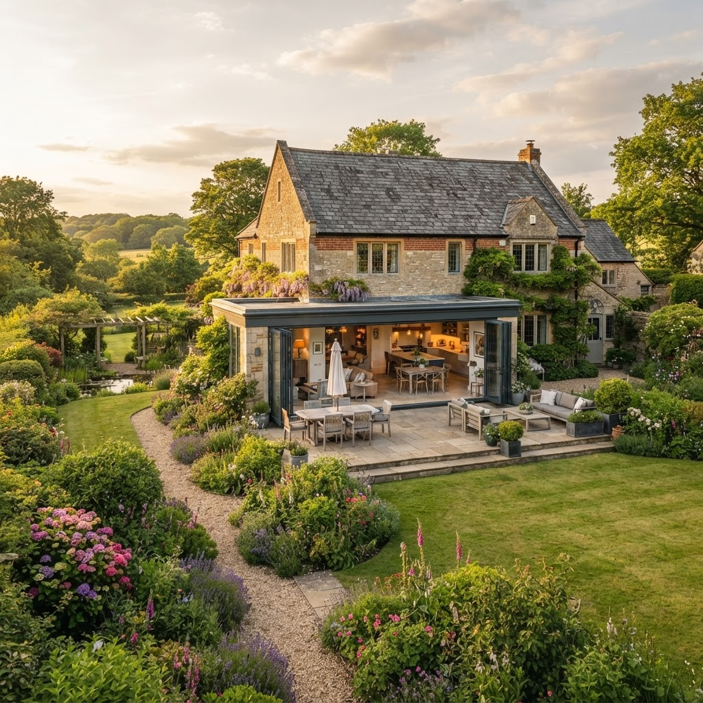 Beautiful door and glazing combination on a South East England property