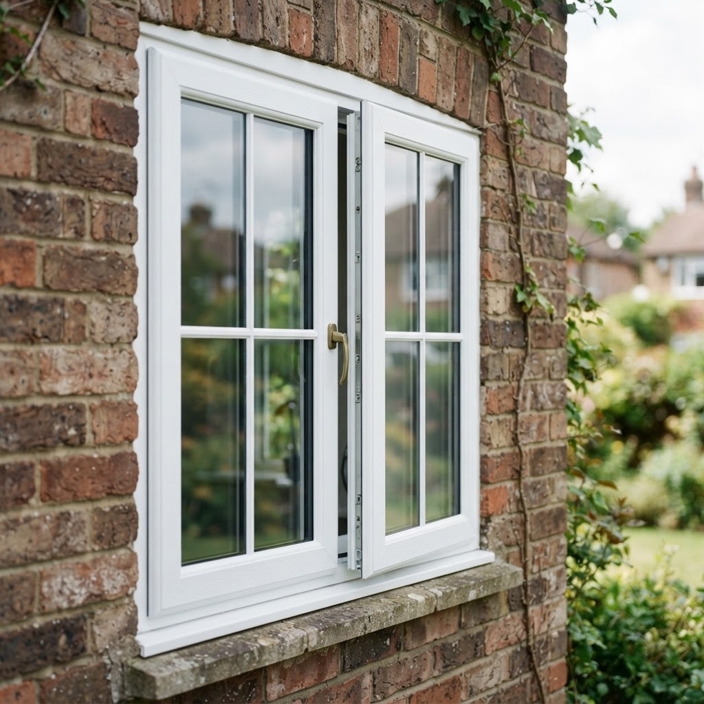 Premium double-glazed windows on a contemporary UK home